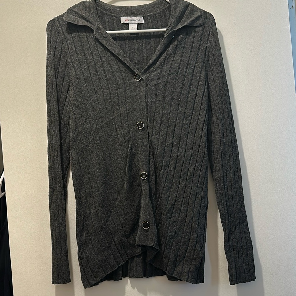 Dark gray sweater top